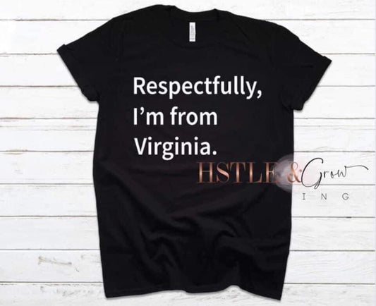 Respectfully, I'm from Virginia.